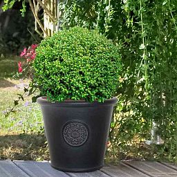 IDEALIST Lite Rustic Style Rolled Rim Wide Vase Outdoor Planter