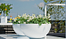 Fiberstone Glossy Vic Bowl Planter by Idealist Premium