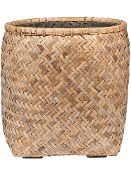 Bohemian Zayn M Bamboo Round Planter