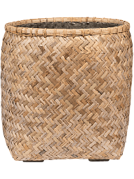 Bohemian Zayn M Bamboo Round Planter