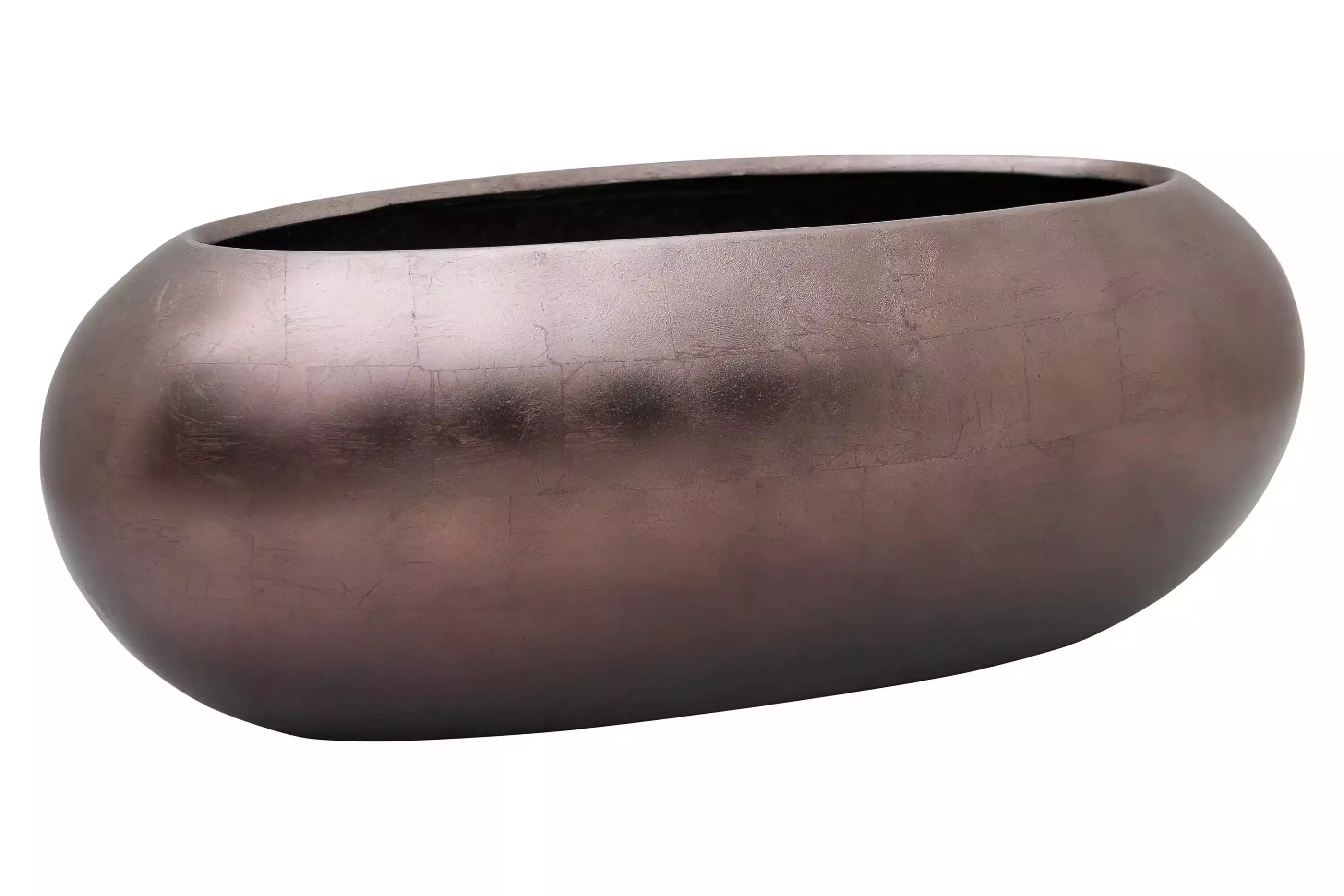 Silver Leaf  Large Oval Planter | Indoor Plant Pot