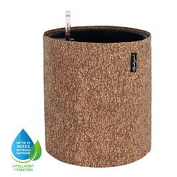 LECHUZA TRENDCOVER Round Self-watering Planter