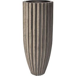 Sahara Round Tall Polystone Outdoor Planter