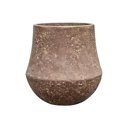 Polystone Planter | Tapered Round Indoor and Outdoor Plant Pot 