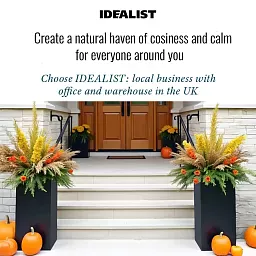 IDEALIST Lite Tall Square Contemporary Light Concrete Planter