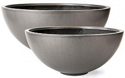 Bowl Fiberglass Bowl Faux Lead Tx Planter Pot In/Out