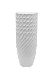 Luxe Lite Glossy Breaker Tall Indoor Planter