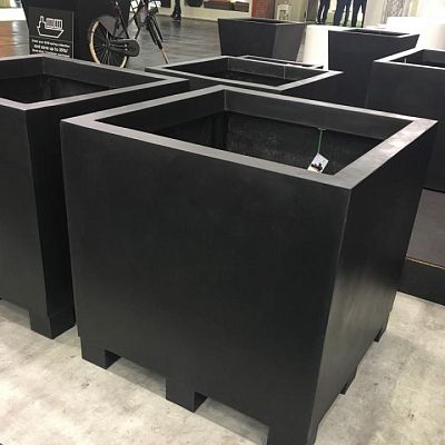 Square Fiberstone Planter by Idealist Premium JUMBO