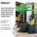 IDEALIST Lite Straw Ribbed Square Outdoor Planter