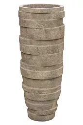 Luxe Lite Stone Varuna Tall Indoor Planter