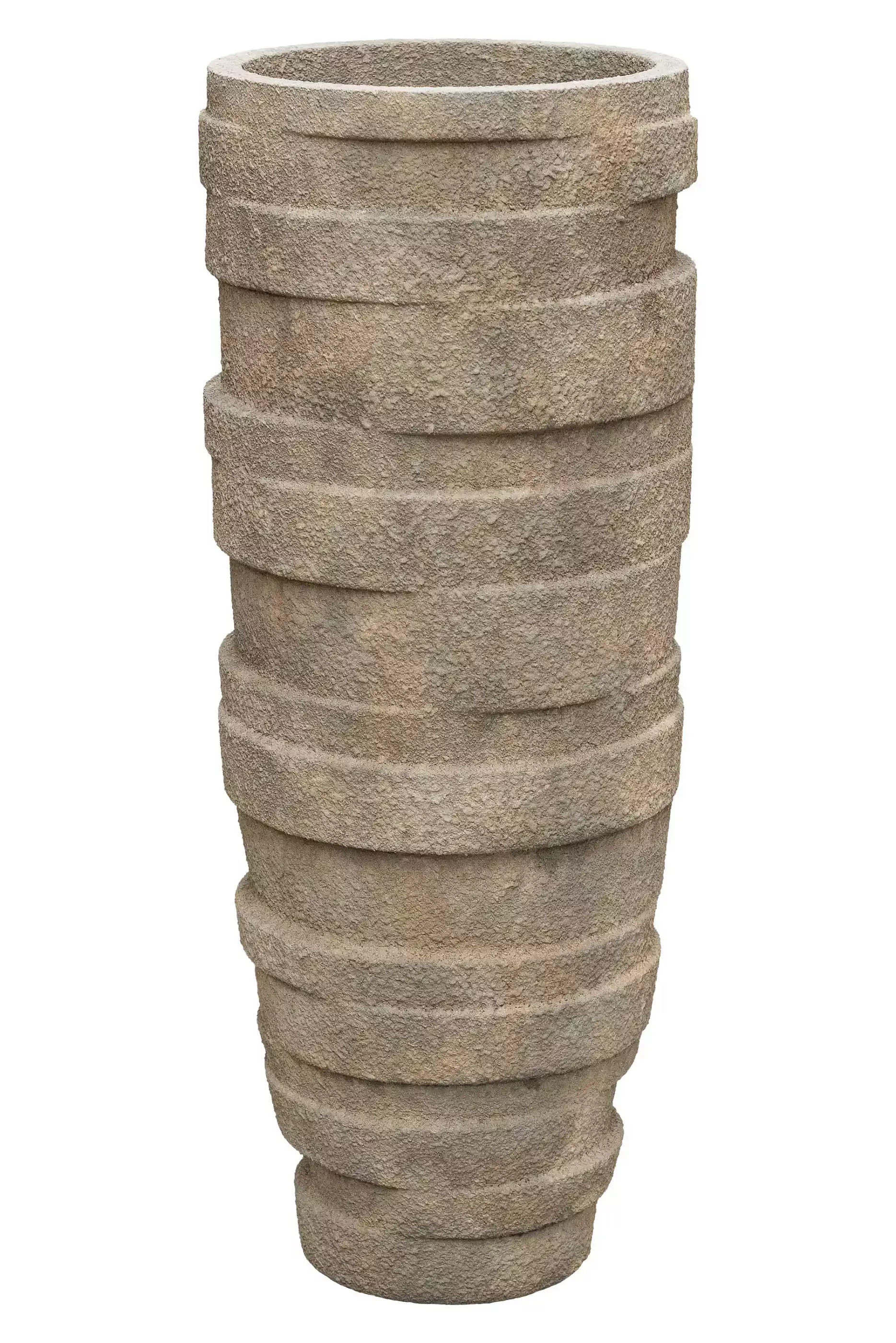 Luxe Lite Stone Varuna Tall Indoor Planter