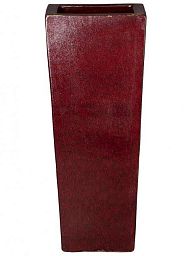 Ceramic Tapered Square Tall Matte Planter Pot In/Out