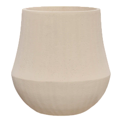Polystone Planter | Tapered Round Indoor and Outdoor Plant Pot 