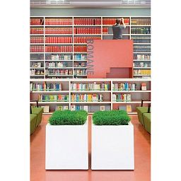 PREMIUM CUBUS Square Fiberglass Planter