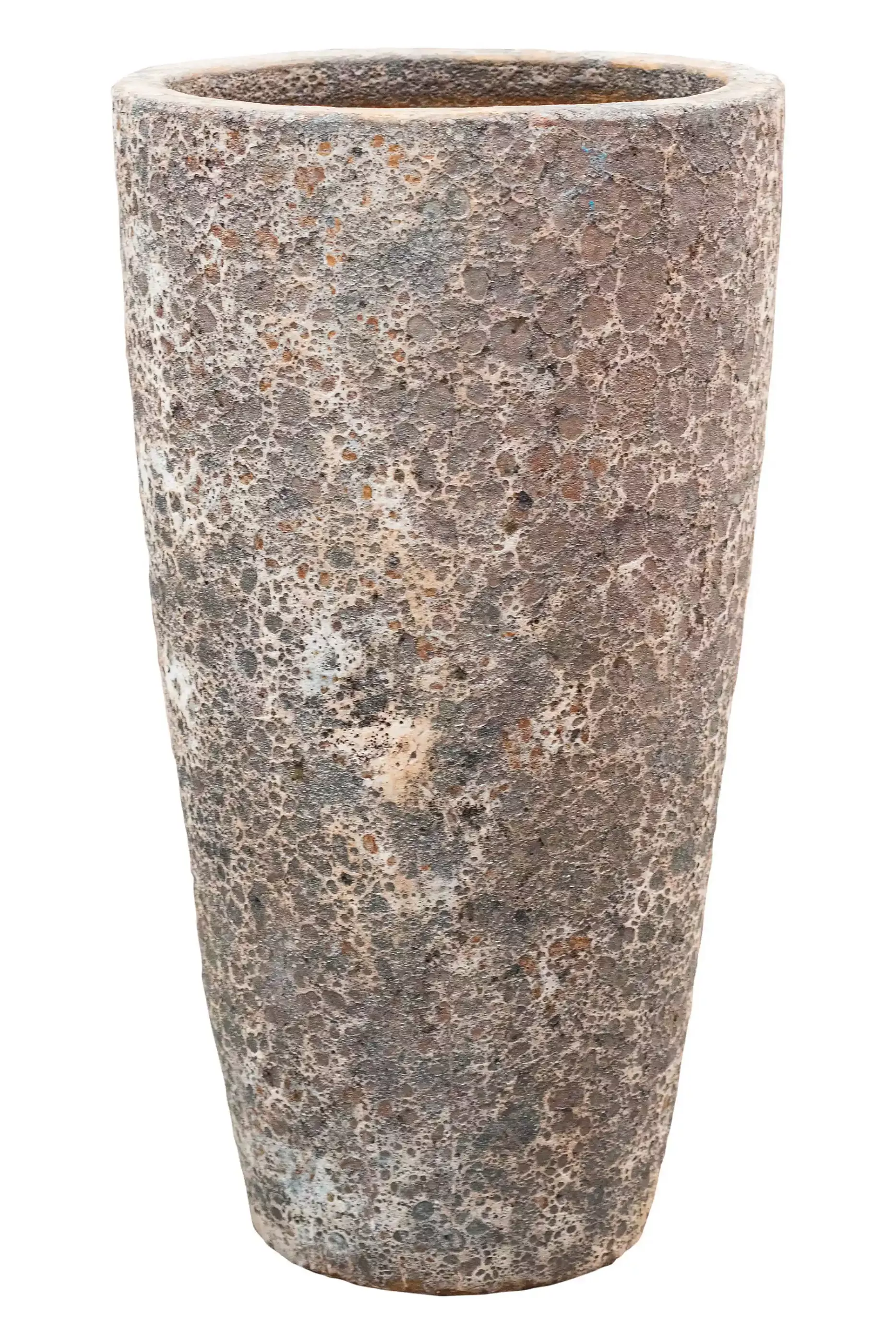 Lava Ceramic Tall Planter | Indoor and Outdoor Plant Pot