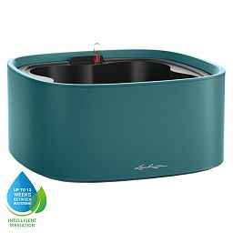 LECHUZA PILA Color Stick Square Poly Resin Self-watering Planter