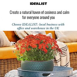 IDEALIST Lite Honeycomb Style Bowl Outdoor Planter