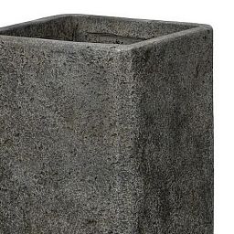 IDEALIST Lite Tall Square Weathered Stone Effect Outdoor Planter
