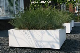 PURE Low Cube Outdoor Fiberglass Planter