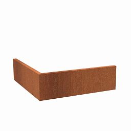 CorTen 3ml Retaining Wall Outside Corner