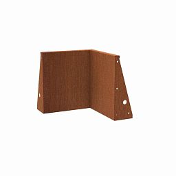 CorTen 4ml Retaining Wall Inside Corner