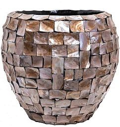 Oceana Couple Round Indoor Planter
