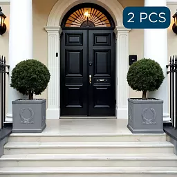 IDEALIST Kensington Light Stone Square Garden Planter