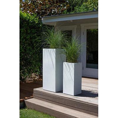 BLOCK Planting Column Tall GRP 2K coating Planter