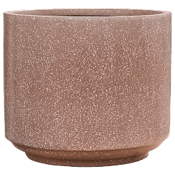 Terrazzo Fiberstone Planter | Cylinder Indoor and Outdoor Plant Pot