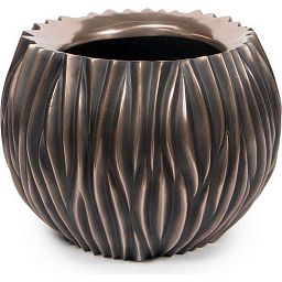 River Round Polystone Outdoor Planter