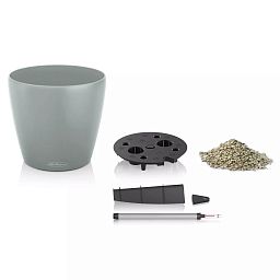 LECHUZA CLASSICO Color ECO Round PCR Plastic Self-watering Planter