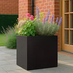 IDEALIST Lite Square Box Contemporary Light Concrete Planter
