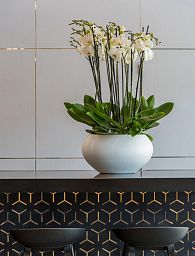 Fibrestone Cora Round Planter by Idealist Premium