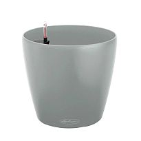 LECHUZA CLASSICO Color ECO 18 Light Grey PCR Plastic Self-watering Pla...