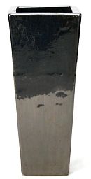 Ceramic Square Tall Glossy Planter Pot In/Out