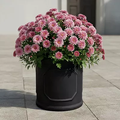 IDEALIST Chelsea Light Concrete Cylinder Garden Planter