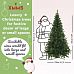 XMMS Dublin Artificial Christmas Tree with Tree Skirt & Cotton Gloves Pine Green Needles