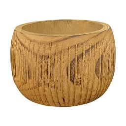 HORTICO RIBBED Wooden House Planter with Legs, Tall Indoor Plant Pot Stand with Waterproof Liner