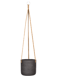 Rough Fibreclay Hanging Planter | Indoor and Outdoor Plant Pot