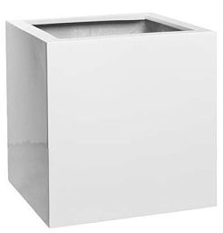 Square Fiberstone Planter by Idealist Premium BLOCK Glossy