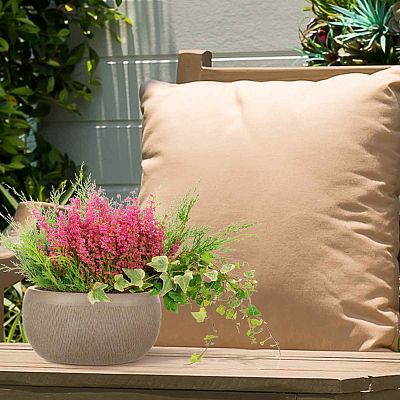 IDEALIST Lite Mesh Style Bowl Planter Outdoor Plant Pot