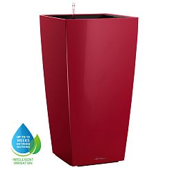 LECHUZA CUBICO Square Tall Poly Resin Self-watering Planter