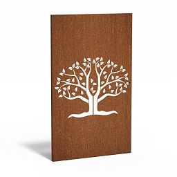 CorTen High Panel Abstract