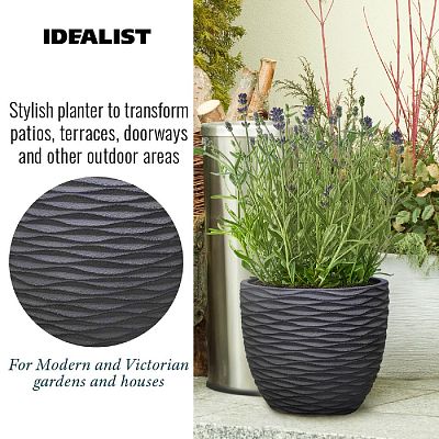 IDEALIST Lite Wave Style Outdoor Egg Planter