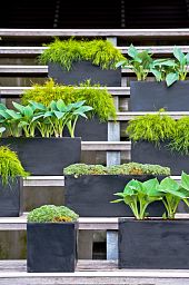 WINDOW BOX Fiberstone Slim Low Planter by Idealist Premium Balcony