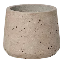 Patt (Dia) 10cm Planter | Washed Grey Fibreclay Small Round Indoor and...