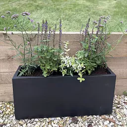IDEALIST Lite Contemporary Light Concrete High Trough Planter
