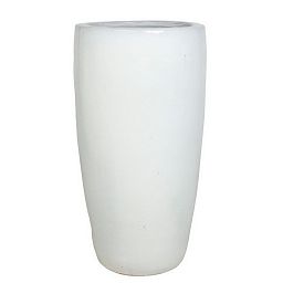 Ceramic Round Tall Matte Planter Pot In/Out