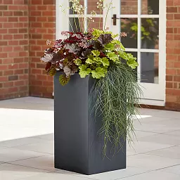 IDEALIST Lite Tall Square Contemporary Light Concrete Planter