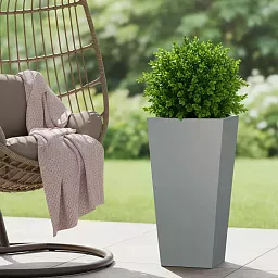 IDEALIST Lite Tall Tapered Contemporary Light Concrete Planter